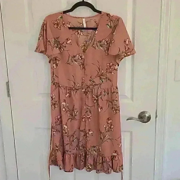 Flower Printed Dress - Picture 4 of 6